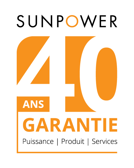logo garantie 40 ans sunpower