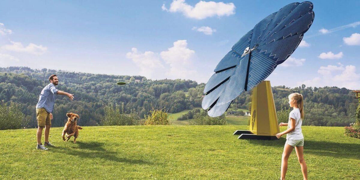 Smartflower peut aussi Ãªtre une installation solaire pour jardin